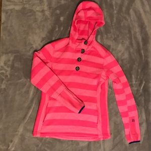 Avalanche half button hoodie